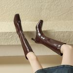 Handcrafted Leather Women's Shoes: Elegant Luxury & Quality(Edamaijia8555F)