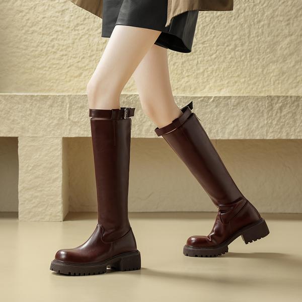 Handcrafted Luxury Leather Women's Shoes, Elegance Redefined(Edamaijia81392F)