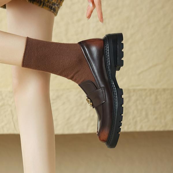 Exquisite Handcrafted Leather Women's Shoes: Timeless Elegance & Luxury(Edamaijia81600F)