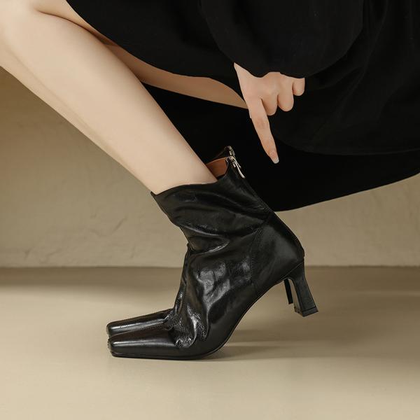 Exquisite Handcrafted Leather Women's Shoes: Luxury and Elegance(Edamaijia81601W)