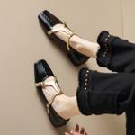 Handcrafted Luxury Genuine Leather Women's Shoes - Elegant Craftsmanship(Edamaijia81629WF)