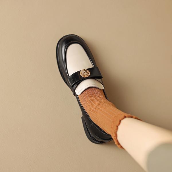 Luxurious Handcrafted Leather Women's Shoes - Elegance in Every Stitch(Edamaijia81653F)