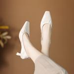 Exquisite Handmade Leather Women's Shoes: Crafted with Luxury and Elegance(Edamaijia81663F)