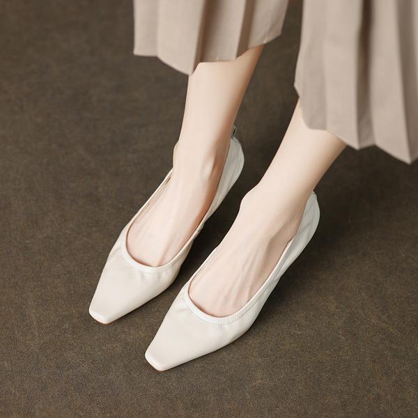 Exquisite Handmade Leather Women's Shoes: Crafted with Luxury and Elegance(Edamaijia81663F)