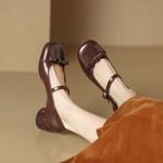 Handcrafted Genuine Leather Women's Shoes: Exquisite Craftsmanship & Elegant Luxury(Edamaijia81679F)