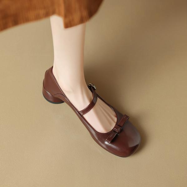 Handcrafted Genuine Leather Women's Shoes: Exquisite Craftsmanship & Elegant Luxury(Edamaijia81679F)
