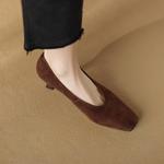 Handcrafted Leather Women's Shoes: Luxurious Elegance(Edamaijia81689F)