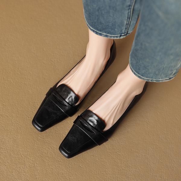 Handcrafted Genuine Leather Women's Shoes: Elegant Luxury with Superior Craftsmanship(Edamaijia9287F)