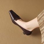 Handcrafted Genuine Leather Women's Shoes: Elegant Luxury with Superior Craftsmanship(Edamaijia9287F)