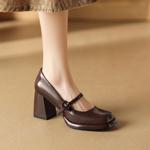 Handcrafted Luxury Leather Women's Shoes(Edamaijia81710F)