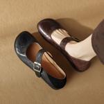 Handcrafted Leather Women's Shoes - Luxurious Elegance(Edamaijia81713WF)