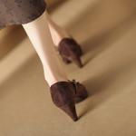 Exquisite Handmade Genuine Leather Women's Shoes: Luxury & Elegance(Edamaijia81721F)