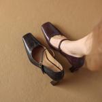 Exquisite Handmade Leather Women’s Shoes for High-End Elegance(Edamaijia9291F)