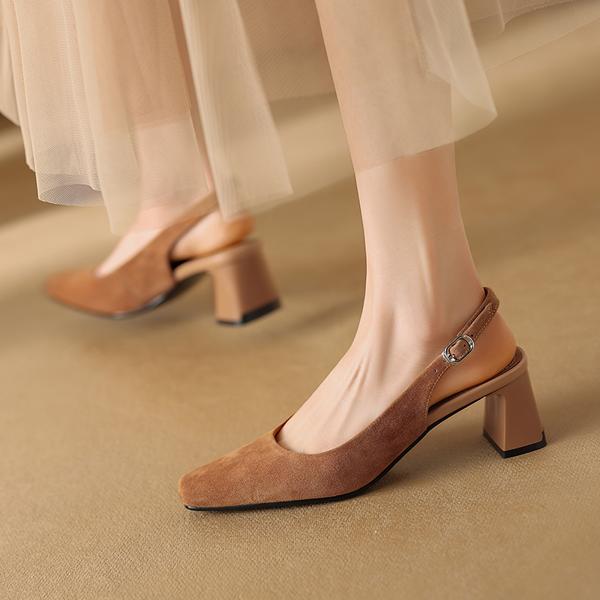 Artisan Leather Women's Shoes: Elegant Luxury Craftsmanship(Edamaijia81780F)