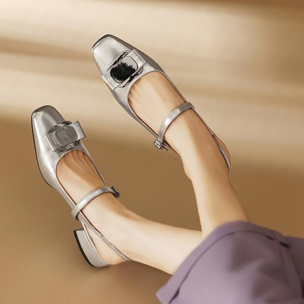 Elegantly Crafted Luxury Leather Handcrafted Women's Shoes(Edamaijia81776W)