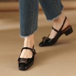 Elegantly Crafted Luxury Leather Handcrafted Women's Shoes(Edamaijia81776W)