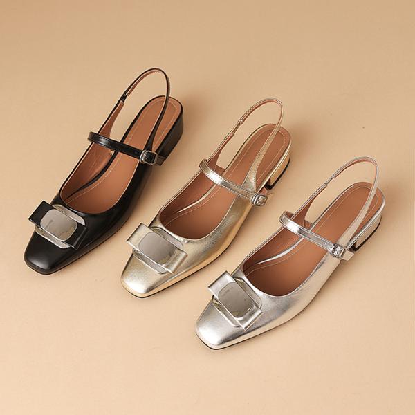 Elegantly Crafted Luxury Leather Handcrafted Women's Shoes(Edamaijia81776W)