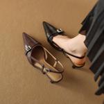Handcrafted Genuine Leather Women's Shoes: Luxe Elegance & Artisanal Quality(Edamaijia81855F)