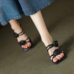 Handcrafted Luxury Leather Women's Shoes - Timeless Elegance(Edamaijia81808F)