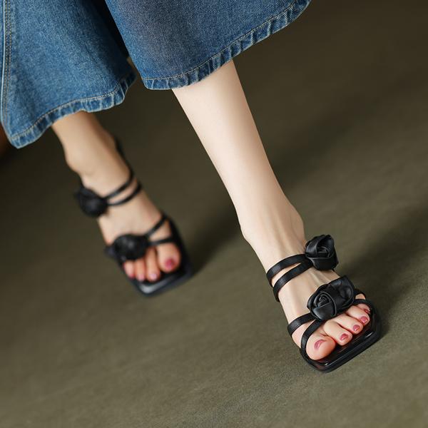 Handcrafted Luxury Leather Women's Shoes - Timeless Elegance(Edamaijia81808F)