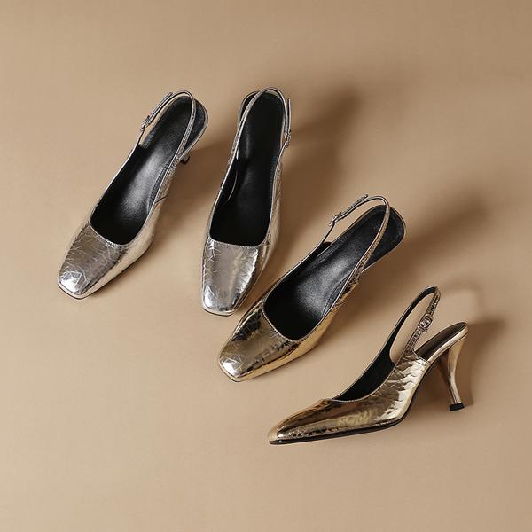 Elegantly Crafted Genuine Leather Handmade Women’s Shoes(Edamaijia81893F)