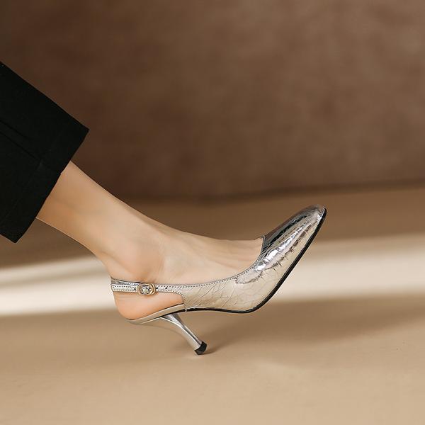 Elegantly Crafted Genuine Leather Handmade Women’s Shoes(Edamaijia81893F)