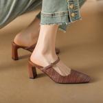 Exquisite Handcrafted Leather Women's Shoes for Timeless Elegance(Edamaijia9306F)