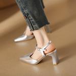 Exquisite Handcrafted Leather Women's Shoes: A Perfect Blend of Elegance and Luxury(Edamaijia9307F)