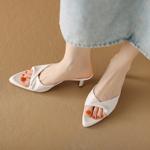 High-End Handmade Leather Women's Shoes: Exquisite Craftsmanship & Elegance(Edamaijia81911F)