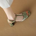 Exquisite Handmade Leather Women's Shoes - Luxury Craftsmanship(Edamaijia81916F)