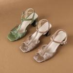 Exquisite Handmade Leather Women's Shoes - Luxury Craftsmanship(Edamaijia81916F)