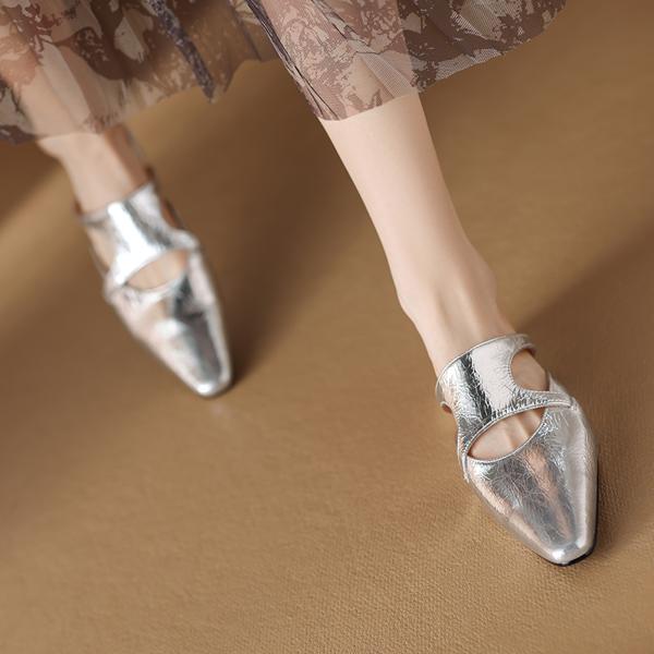 Luxurious Handmade Leather Women's Shoes: Craftsmanship Meets Elegance(Edamaijia81922F)