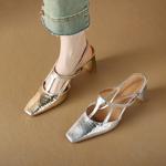 Elegant Handcrafted Leather Women's Shoes: Luxurious Quality and Craftsmanship(Edamaijia9316F)