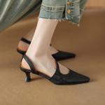 Elegant Handmade Leather Women’s Shoes - Luxurious Craftsmanship(Edamaijia9317F)