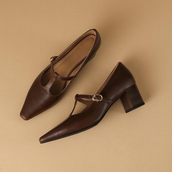 Exquisite Handcrafted Leather Women's Shoes: Elegant, Luxurious, and High-Quality.(Edamaijia81696F)