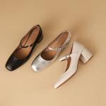 Exquisite Handcrafted Leather Women's Shoes: Elegant Luxury Craftsmanship(Edamaijia81733F)