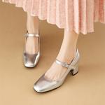 Exquisite Handcrafted Leather Women's Shoes: Elegant Luxury Craftsmanship(Edamaijia81733F)