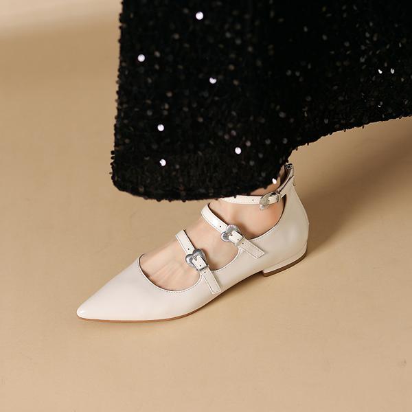 Handcrafted Luxury Leather Women's Shoes: Exquisite Craftsmanship and Elegance(Edamaijia81758F)