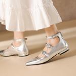 Handcrafted Luxury Leather Women's Shoes: Exquisite Craftsmanship and Elegance(Edamaijia81758F)