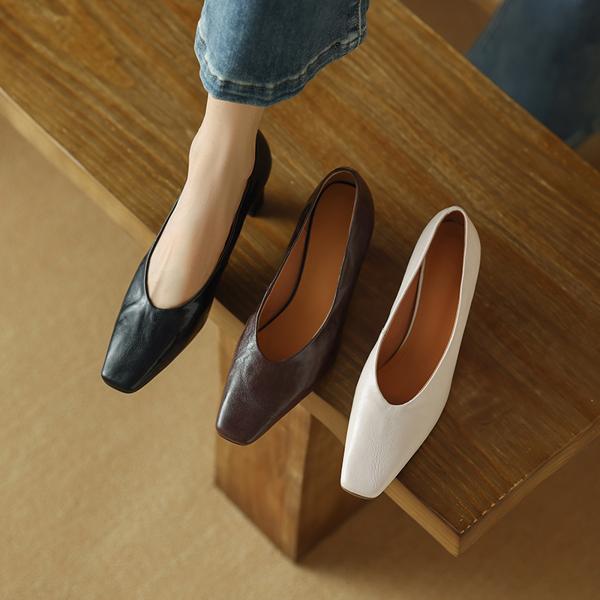 Exquisite Handmade Leather Women's Shoes: Luxury Meets Elegance(Edamaijia9318F)