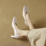 Exquisite Handmade Leather Women's Shoes: Luxury Meets Elegance(Edamaijia9318F)