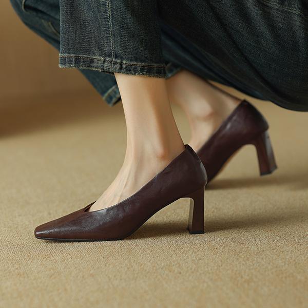 Exquisite Handmade Leather Women's Shoes: Luxury Meets Elegance(Edamaijia9318F)