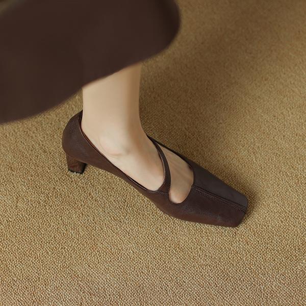 Elegant Handcrafted Leather Women's Shoes - Exquisite Quality & Luxury(Edamaijia9321F)