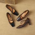 Elegant Handcrafted Leather Women's Shoes - Exquisite Quality & Luxury(Edamaijia9321F)