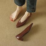 Handcrafted Genuine Leather Women's Shoes: Exquisite Craftsmanship & Luxury Elegance(Edamaijia81988F)