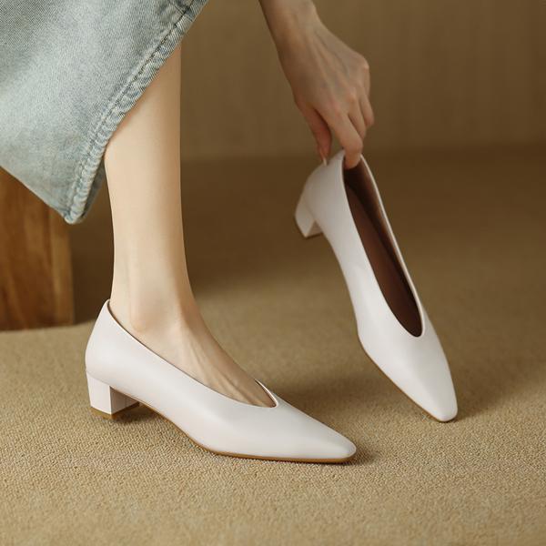 Handcrafted Genuine Leather Women's Shoes: Exquisite Craftsmanship & Luxury Elegance(Edamaijia81988F)