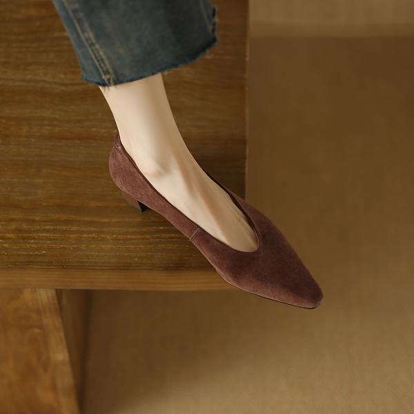 Handcrafted Luxury Leather Women's Shoes: Elegance in Every Stitch(Edamaijia82001F)