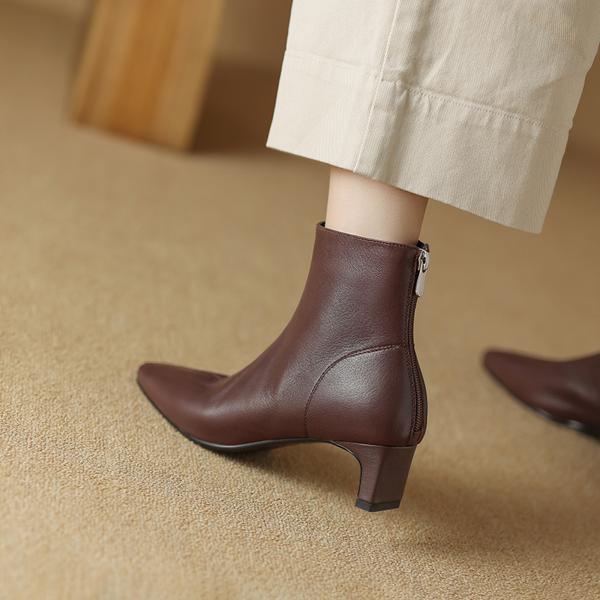 Luxury Handcrafted Genuine Leather Women's Shoes - Elegance Redefined(Edamaijia82050F)