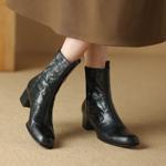 Exquisite Handmade Leather Women's Shoes: Luxury, Craftsmanship, Elegance(Edamaijia82053F)