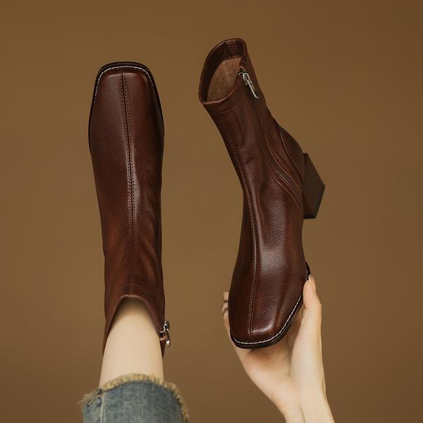 Luxury Handcrafted Leather Women's Shoes - Elegance Redefined(Edamaijia81578)